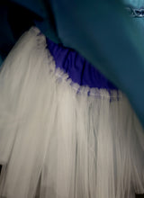 Saffie - Teal Silk Girls Party Dress