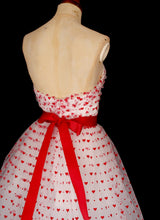 Valentine Red Love Heart Tulle Dress