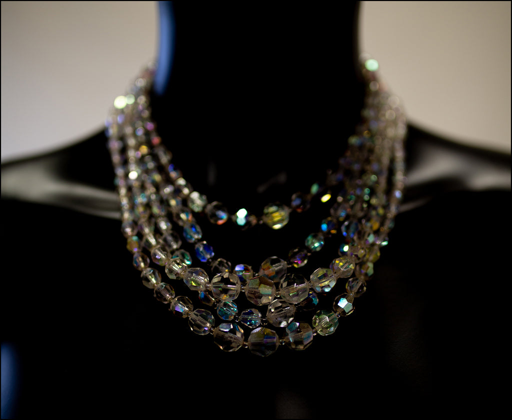 Vintage 1960s Crystal Necklace