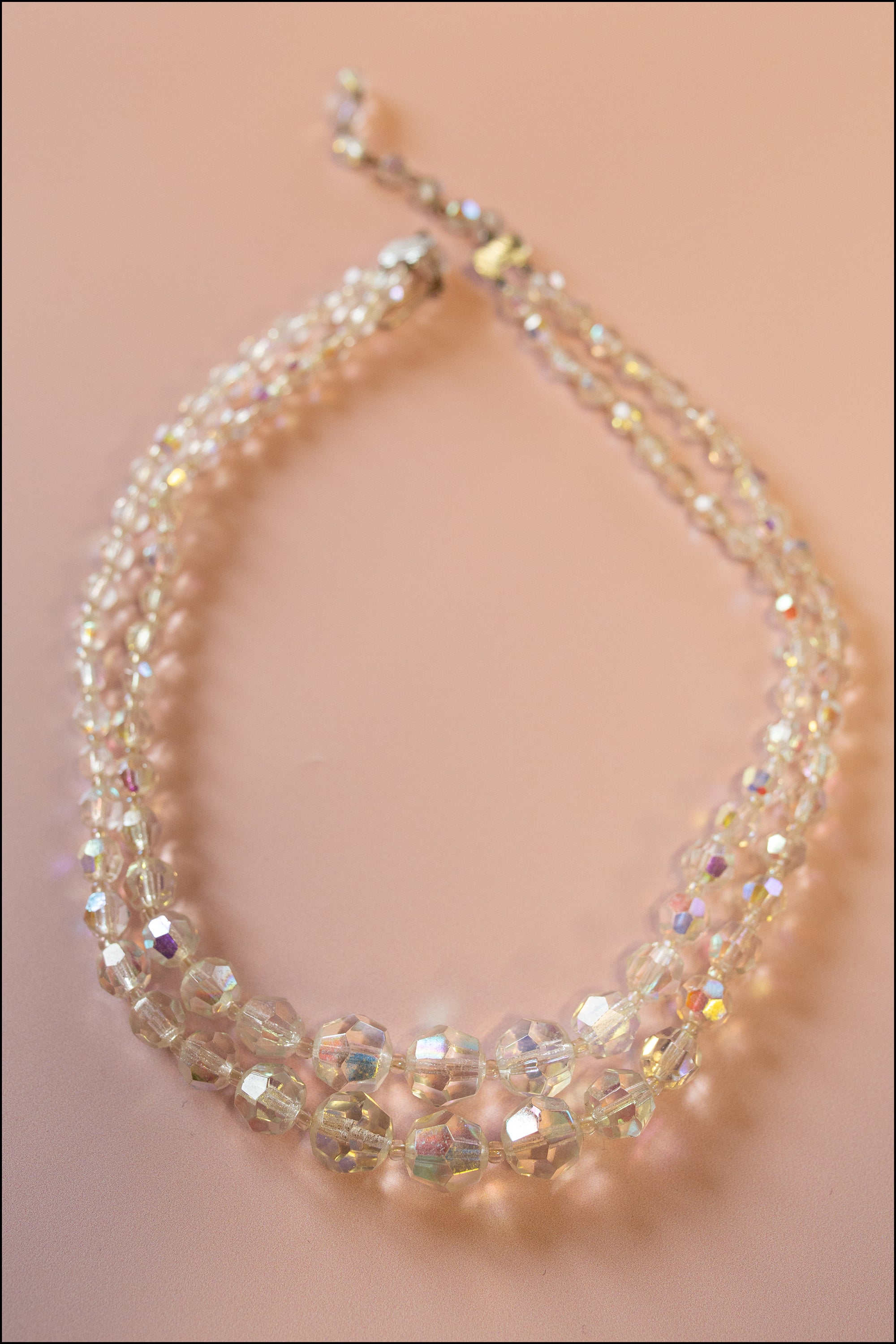 Vintage 1960s Crystal Necklace