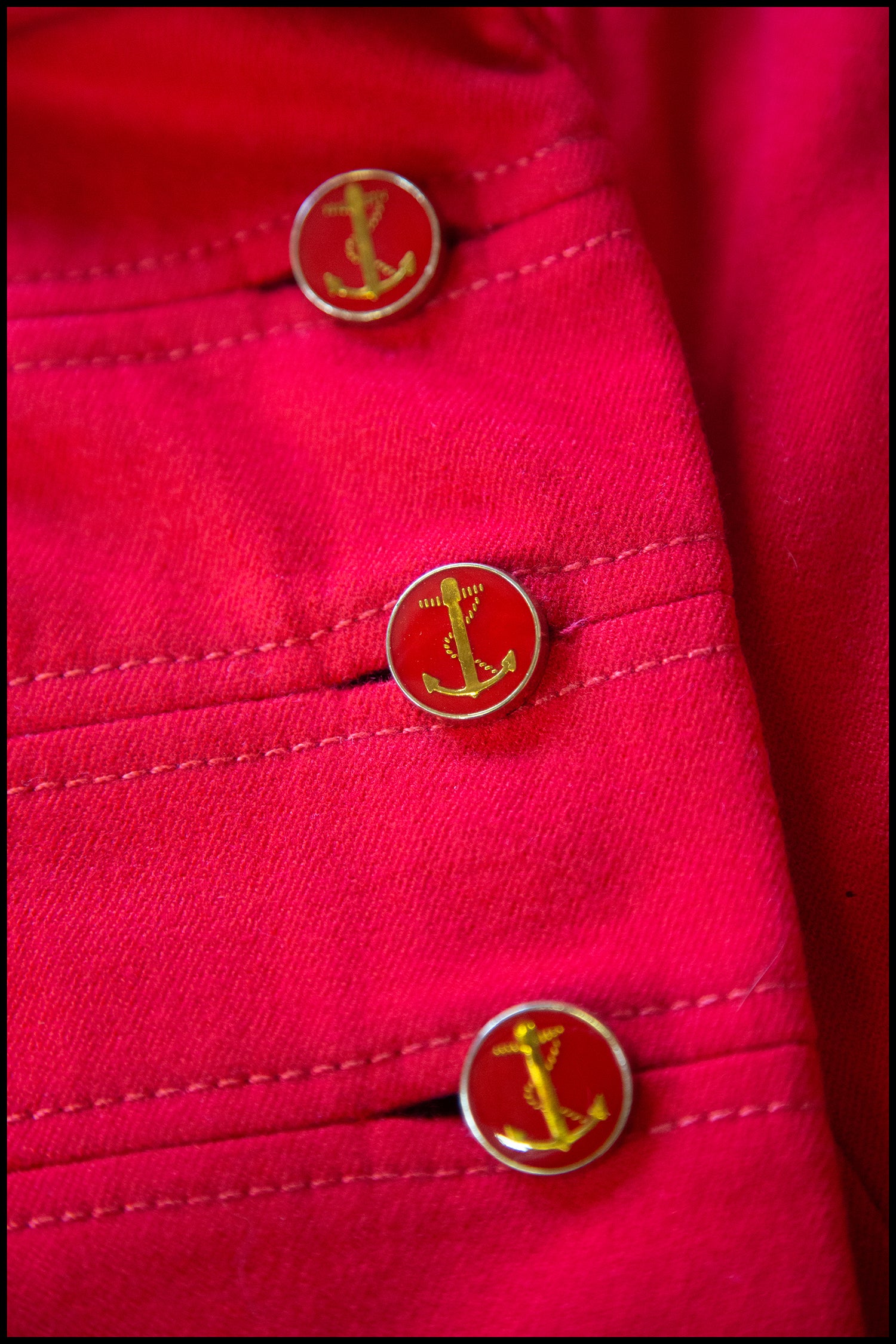 Vintage 1960s Red Wool Mini Dress and Coat Suit