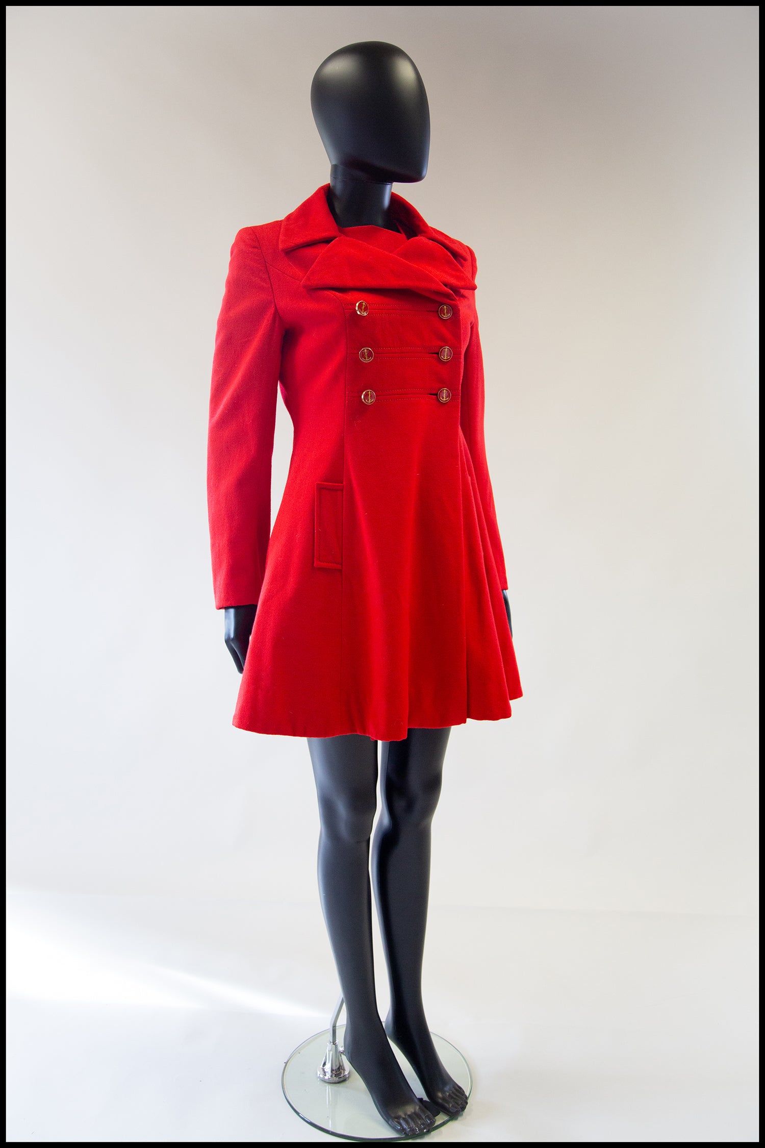 vintage 1960s red wool mod suit alexandra king 