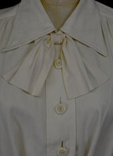 Vintage 1920s Cream Cotton Riding Blouse