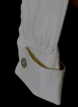 Vintage 1920s Cream Cotton Riding Blouse