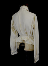 Vintage 1920s Cream Cotton Riding Blouse