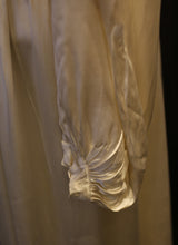 Vintage 1940s Luxury Ration Label  Jayant Model Ivory Satin Wedding Dress