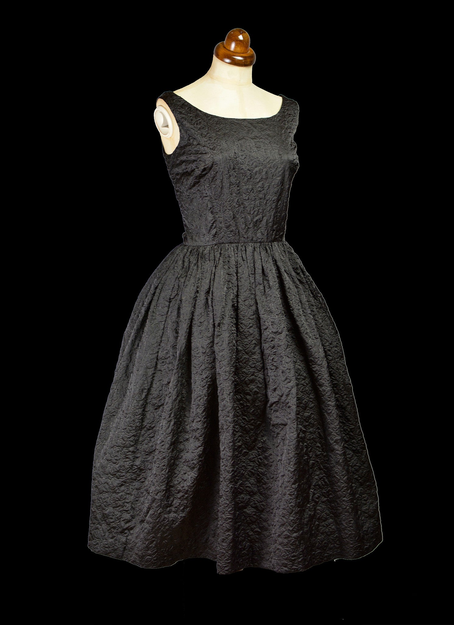 Vintage 1950s Black Cocktail Dress