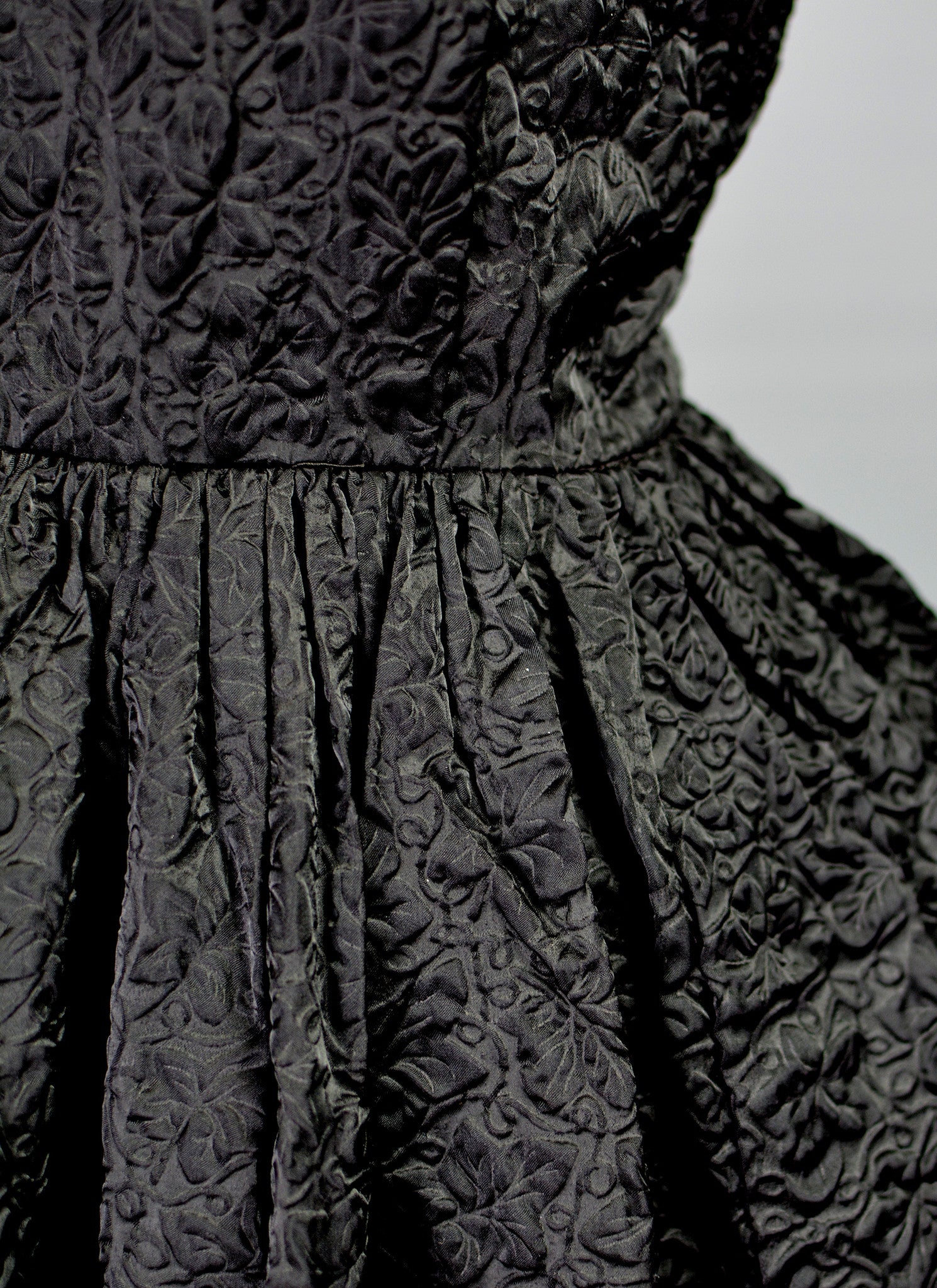 Vintage 1950s Black Cocktail Dress