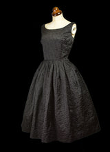 Vintage 1950s Black Cocktail Dress