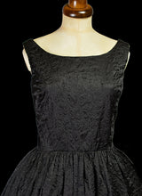 Vintage 1950s Black Cocktail Dress