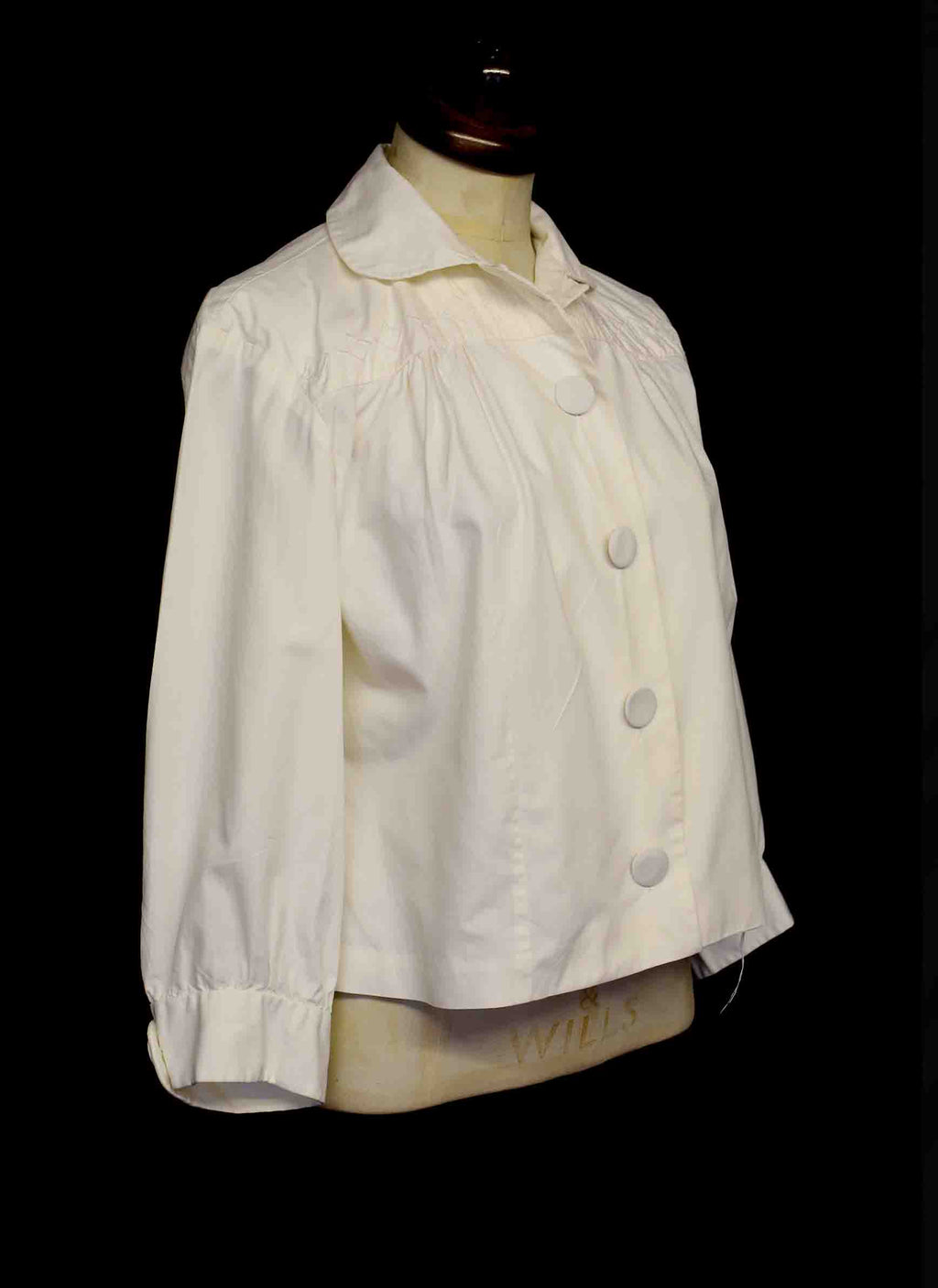 Vintage 1950s Cream Cotton Blouse