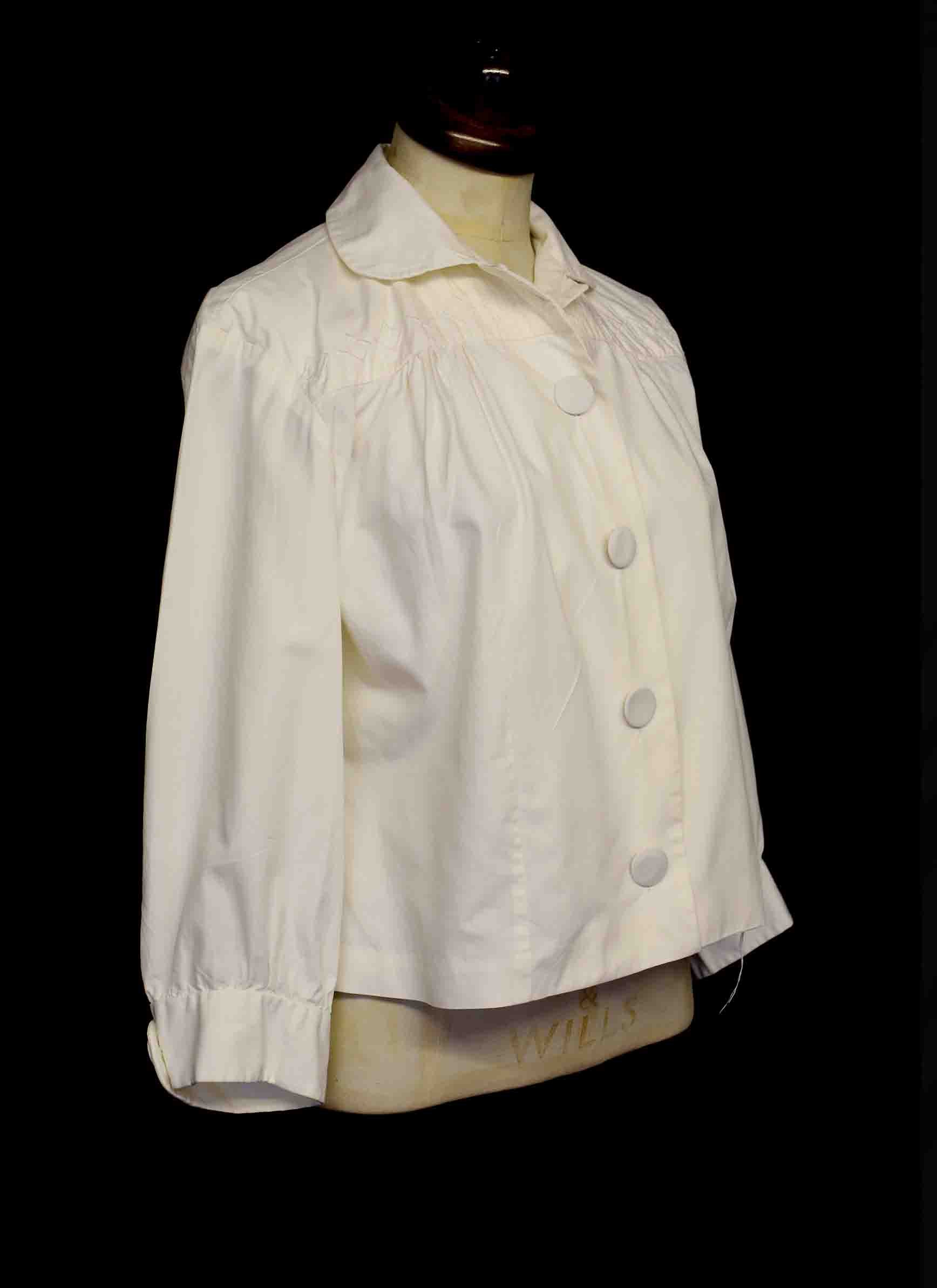 Vintage 1950s Cream Cotton Blouse
