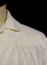 Vintage 1950s Cream Cotton Blouse