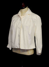 Vintage 1950s Cream Cotton Blouse