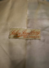 Vintage 1950s Green Satin Opera Coat