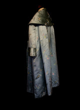 Vintage 1950s Green Satin Opera Coat