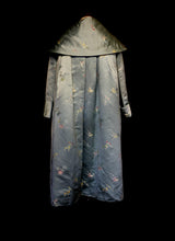 Vintage 1950s Green Satin Opera Coat