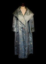 Vintage 1950s Green Satin Opera Coat