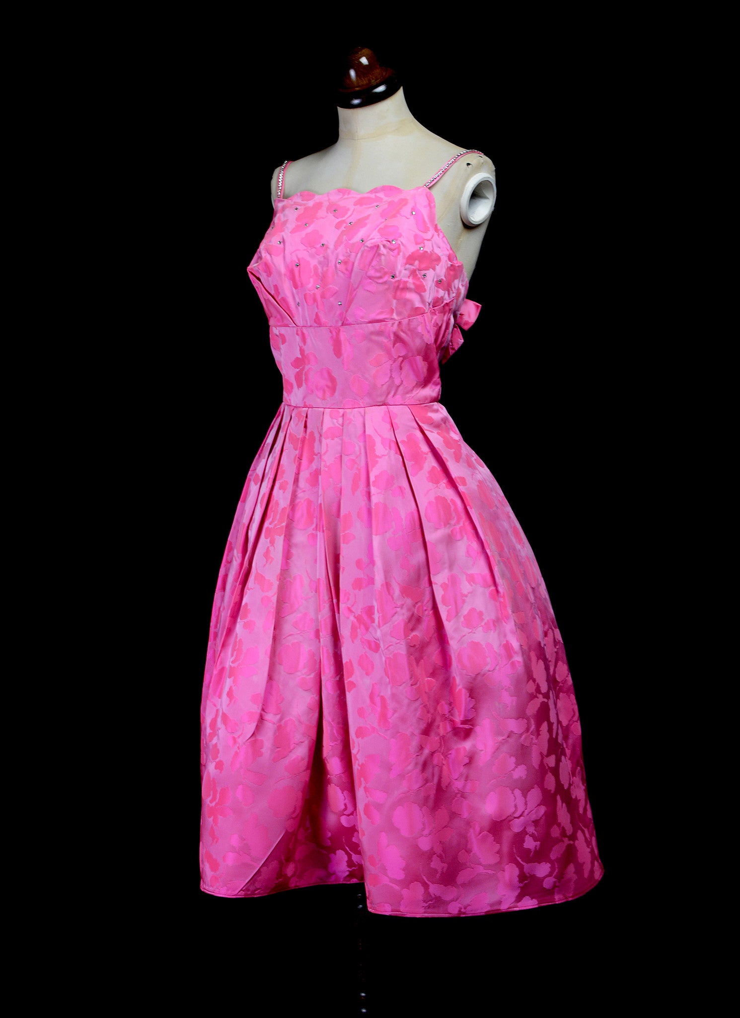 Original Vintage 1950s Pink Prom Dress ALEXANDRAKING