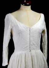 Vintage 1950s Chantilly Lace Wedding Dress
