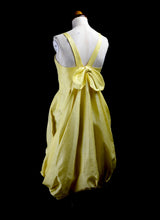 Vintage 1950s Yellow Cocktail Dress