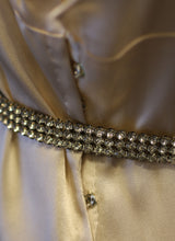 Vintage 1930s Silk Satin Champagne Dress