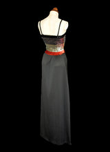 Vintage 1970s Black Sequin Disco Dress