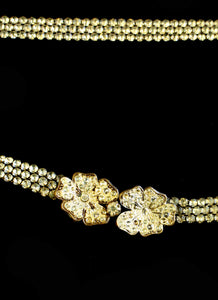 Vintage 1920s rhinestone belt