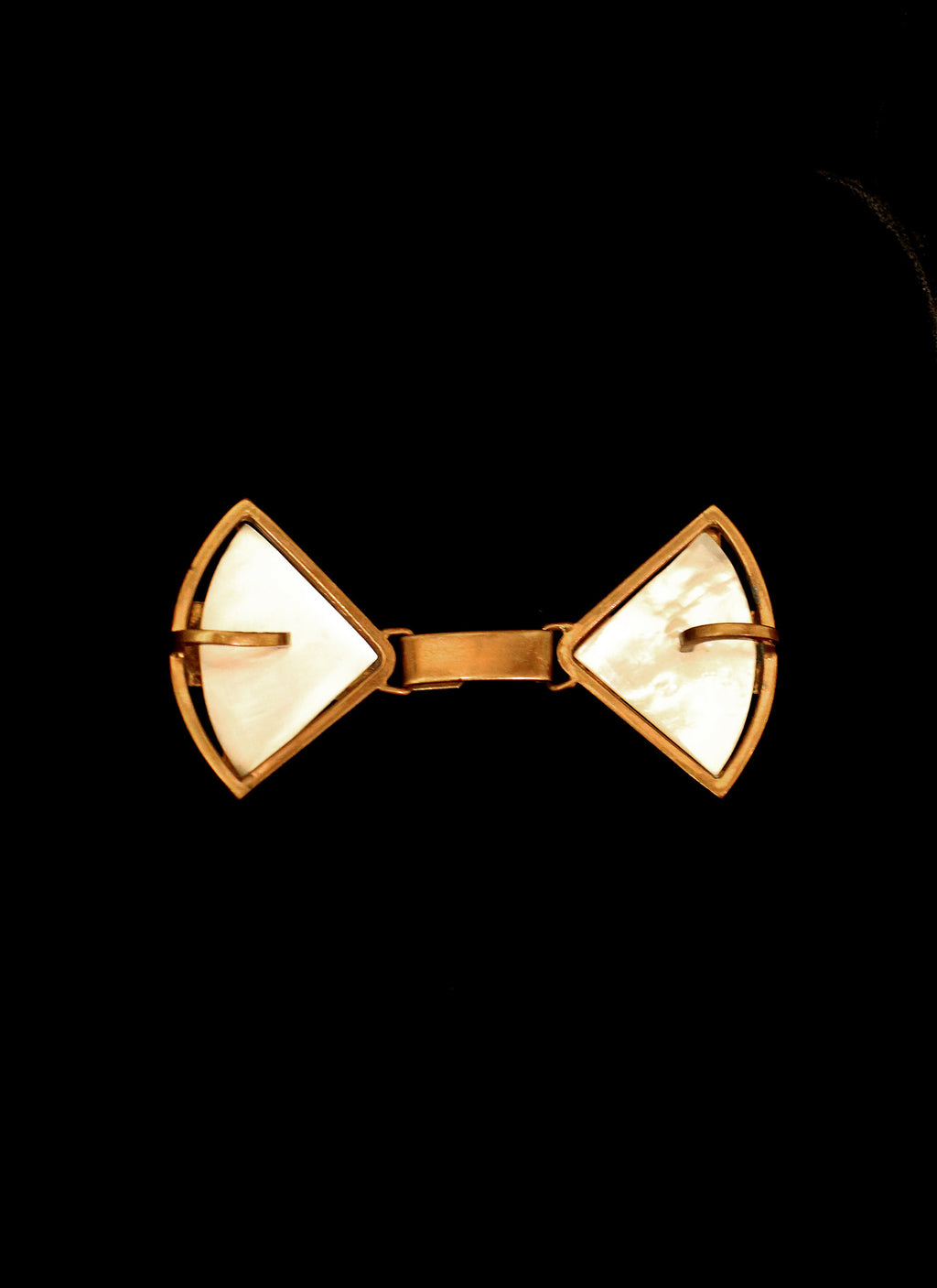 Vintage 1920s Deco Pearl Buckle Belt (made to order)