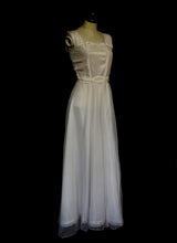 Vintage 1940s Dot Tulle Wedding Dress