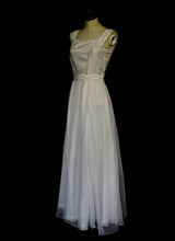 Vintage 1940s Dot Tulle Wedding Dress