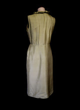 Vintage 1960s Green Ruffle Dress