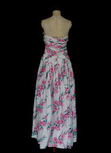 RESERVED Vintage 1950s Pink Floral Horrockses Cotton Gown