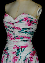 RESERVED Vintage 1950s Pink Floral Horrockses Cotton Gown
