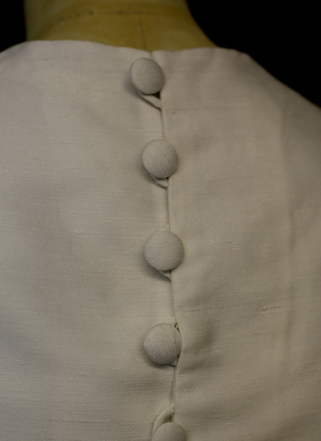 Vintage 1960s Ivory Crop Top