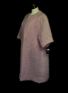 Vintage 1950s Pink Mohair Coat