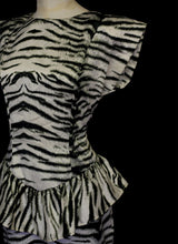 Vintage 1980s Tiger Dress