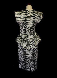 Vintage 1980s Tiger Dress
