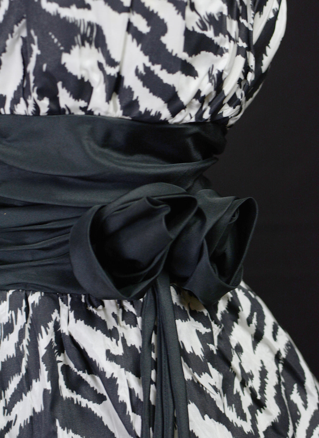 Vintage 1980s Tiger Print Cocktail Dress