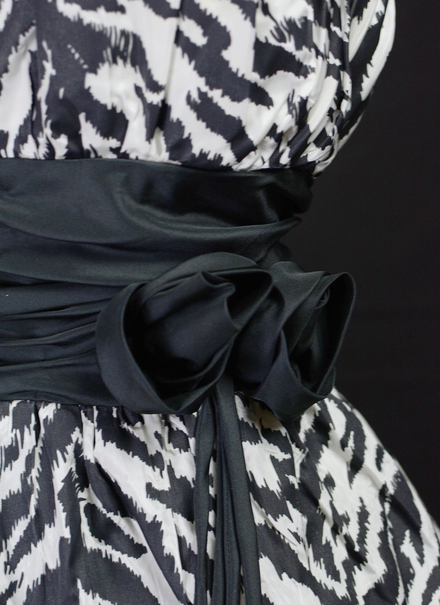 Vintage 1980s Tiger Print Cocktail Dress