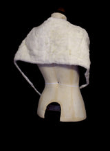 Vintage 1950s Ivory Mink Fur Stole