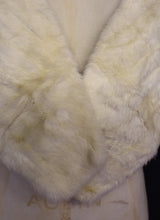 Vintage 1950s Ivory Mink Fur Stole