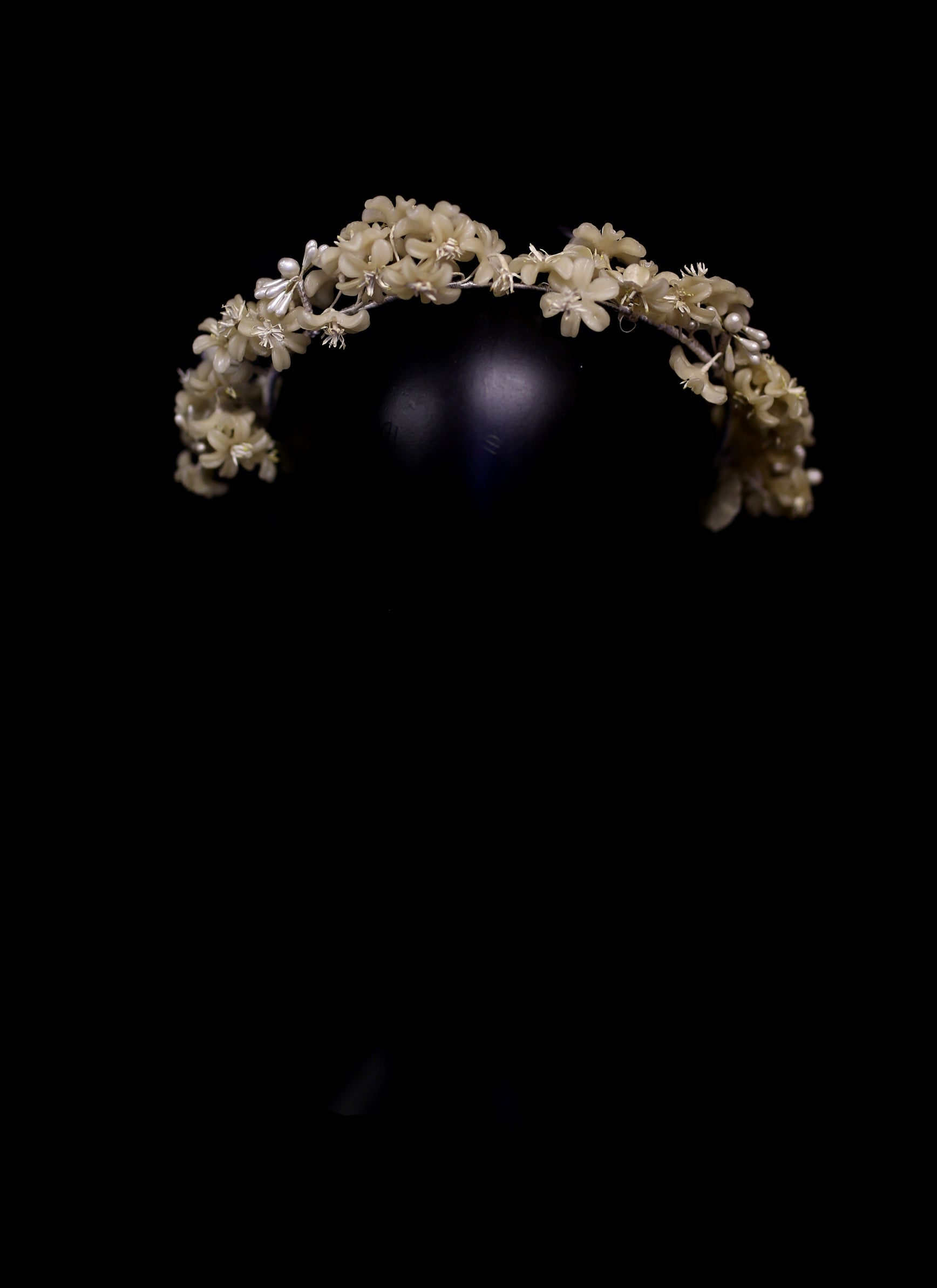 Vintage 1930s Wax Flower Crown