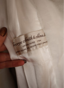Vintage 1960s White Faux Fur Jacket